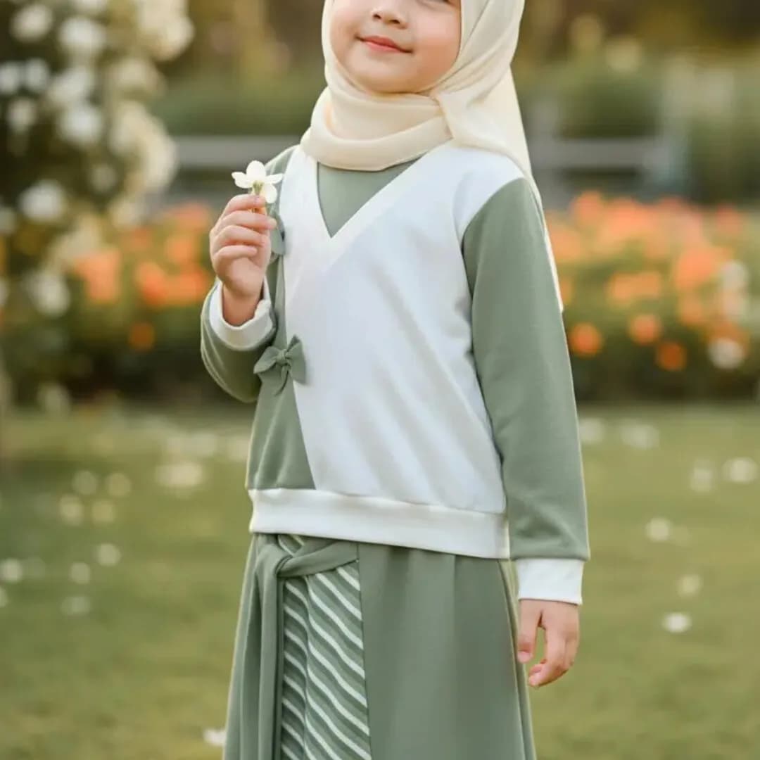 SET ROK ANAK PEREMPUAN SWEET BLOSSOM - Setelan Rok Anak Perempuan 6