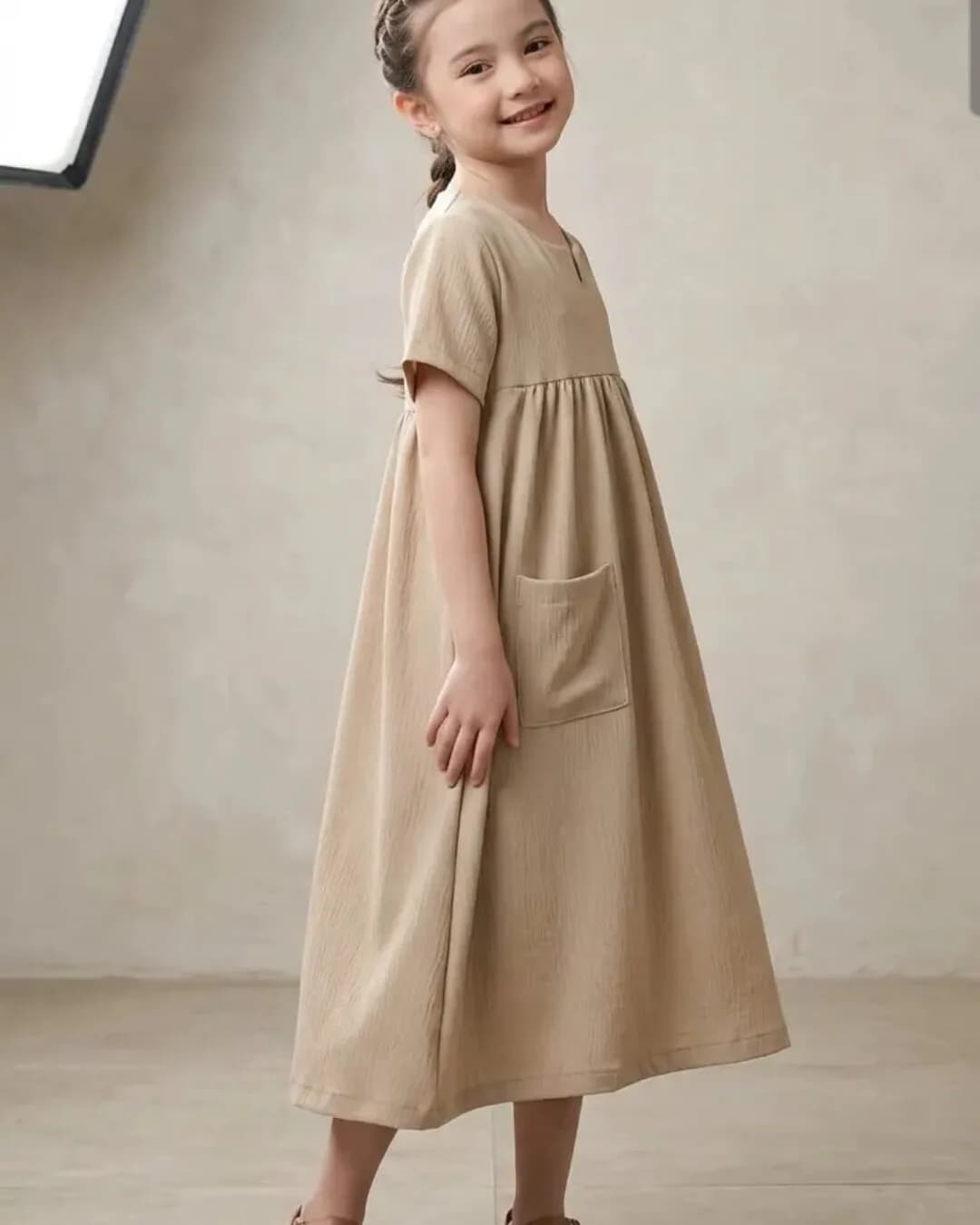 Mamiekids Isabela Dress Anak Perempuan 7/8 Crinkle Airflow 1